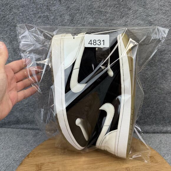 Nike Air Jordan 1 Low Shoes Mens Size 7.5 Black Basketball Sneakers DH6931-001 main image 4